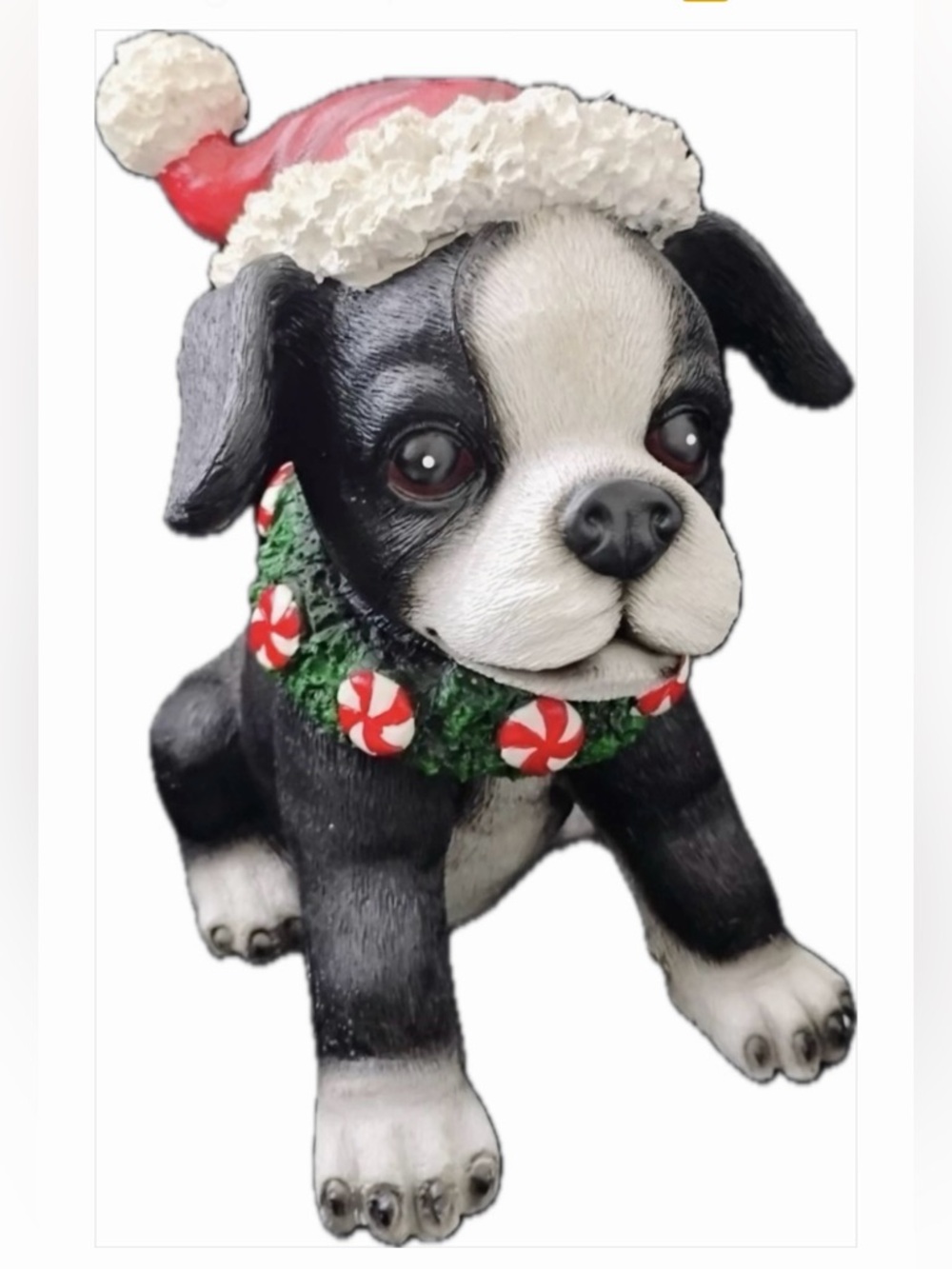 Cracker Barrel Boston Terrier "Full of Mischief" figurine RETIRED New in Box
